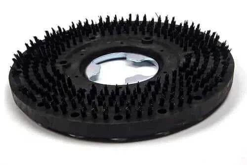 14-inch pad driver holder attachment for SUNMAX RT15 floor scrubber machine with bristles for securing burnishing pads