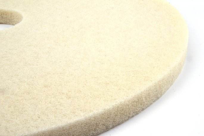 14 inch white burnishing floor pad for RT15 scrubber machine polishing and light scrubbing