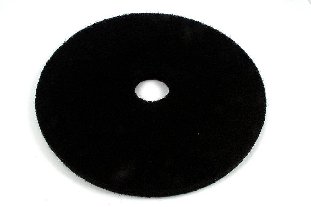 22" black burnishing pad for floor machines compatible with Sunmax RT50 and RT50AC