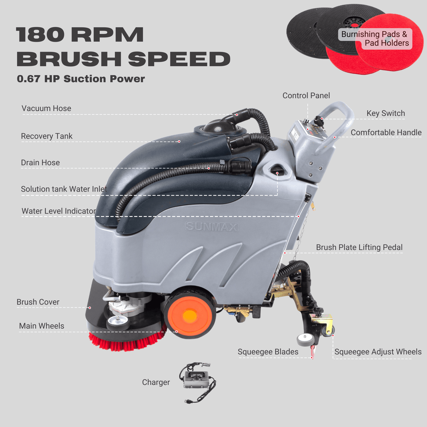 RT50DW Self-Propelled Floor Scrubber