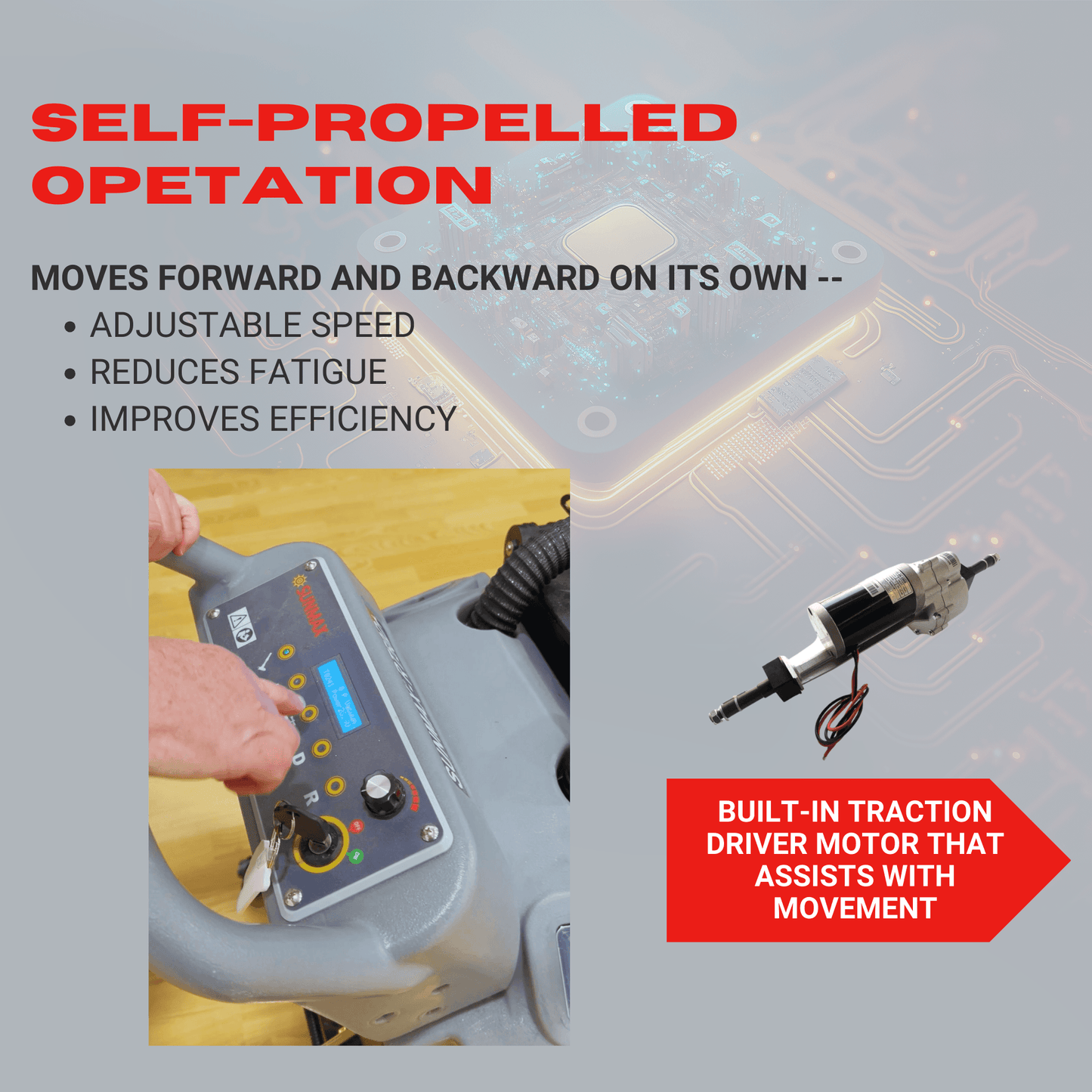 RT50DW Self-Propelled Floor Scrubber