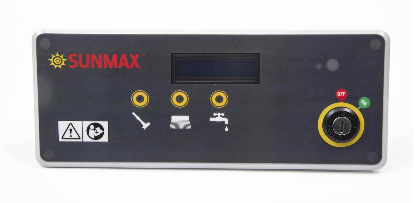 Control Panel of SUNMAX RT50 and RT50+ Walk Behind Floor Scrubber Machines - SUNMAX