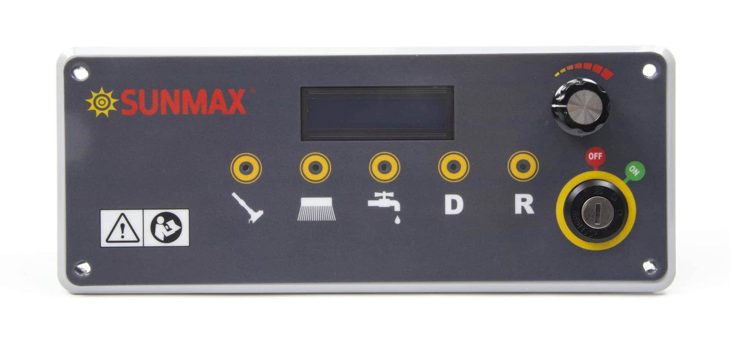 Control Panel of SUNMAX RT50D and RT50D+ Self-Propelled Floor Scrubber Machines - SUNMAX