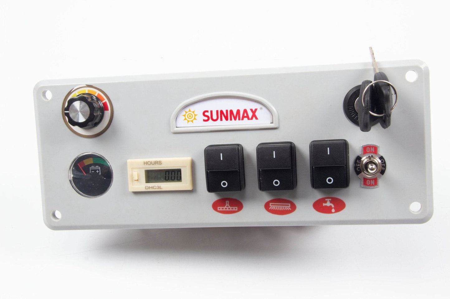Integrated Control Panel and Circuit Board of SUNMAX RT50D and RT50D+ Walk Behind Floor Scrubber Machines (Old Model) - SUNMAX