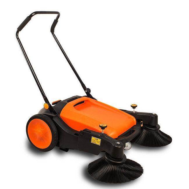 RT980 38" Dual Spin Manual Push Floor Sweeper, Up to 38000 Sqft/h Working Efficiency - SUNMAXSUNMAXCleaning Machine