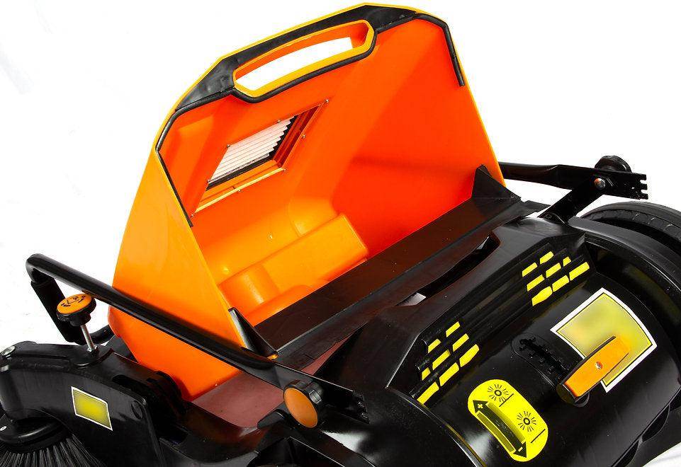 RT980 38" Dual Spin Manual Push Floor Sweeper, Up to 38000 Sqft/h Working Efficiency - SUNMAXSUNMAXCleaning Machine