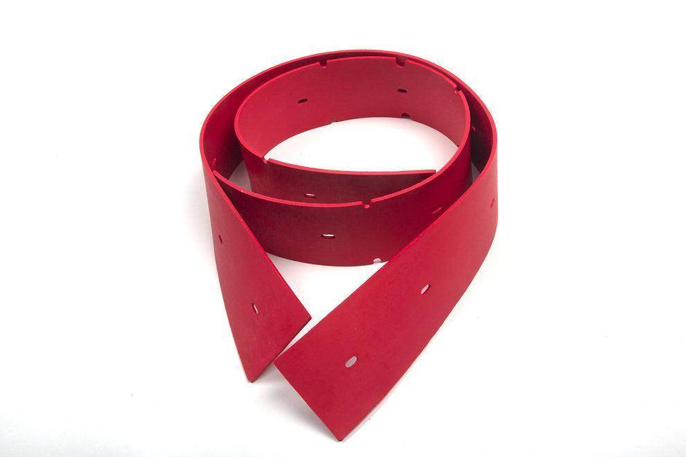 Squeegee Rubber for RT15 Floor Scrubber Machines, Red - SUNMAX