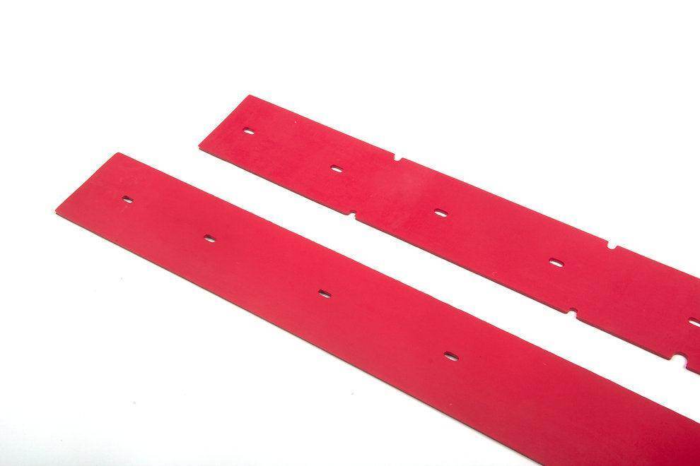 Squeegee Rubber for RT15 Floor Scrubber Machines, Red - SUNMAX
