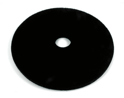 14" black burnishing pad for heavy-duty scrubbing on floor scrubber machines